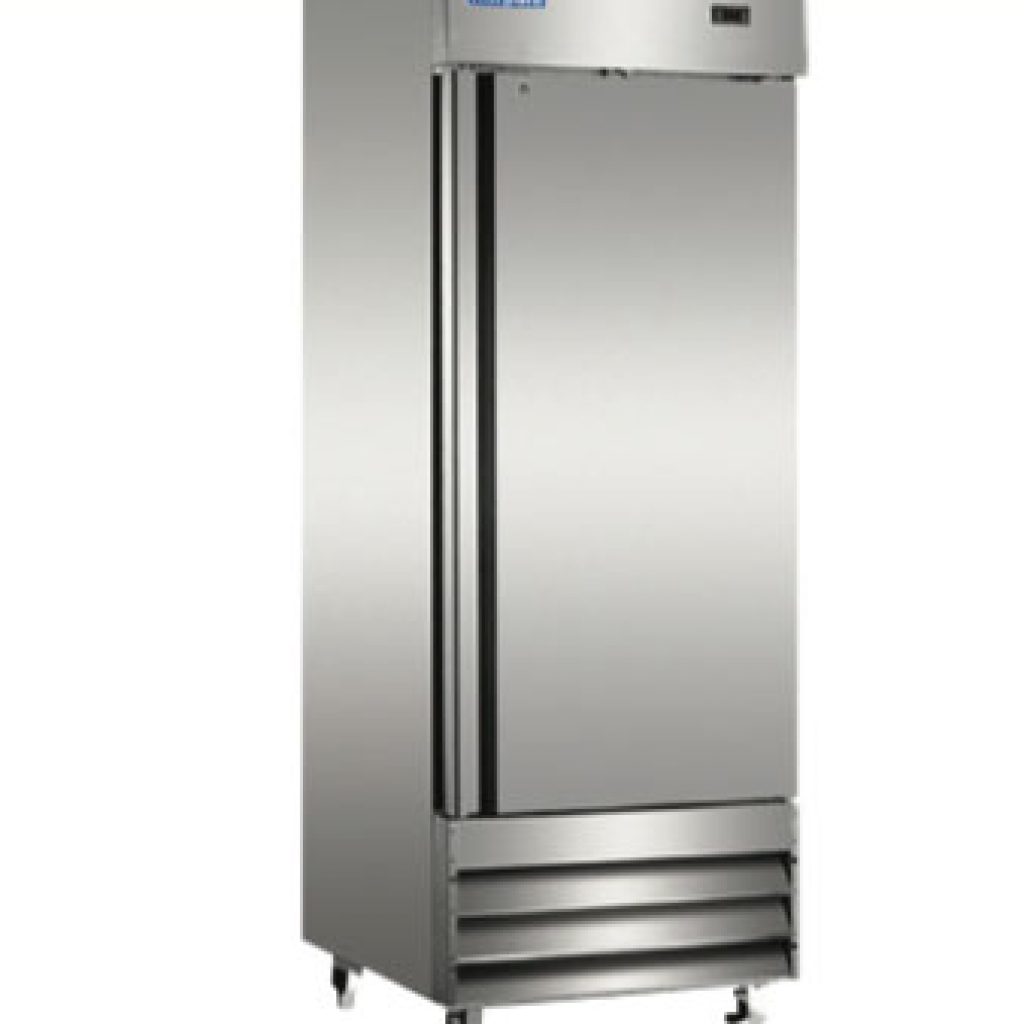 Reach in Single Glass Swing Door Freezer