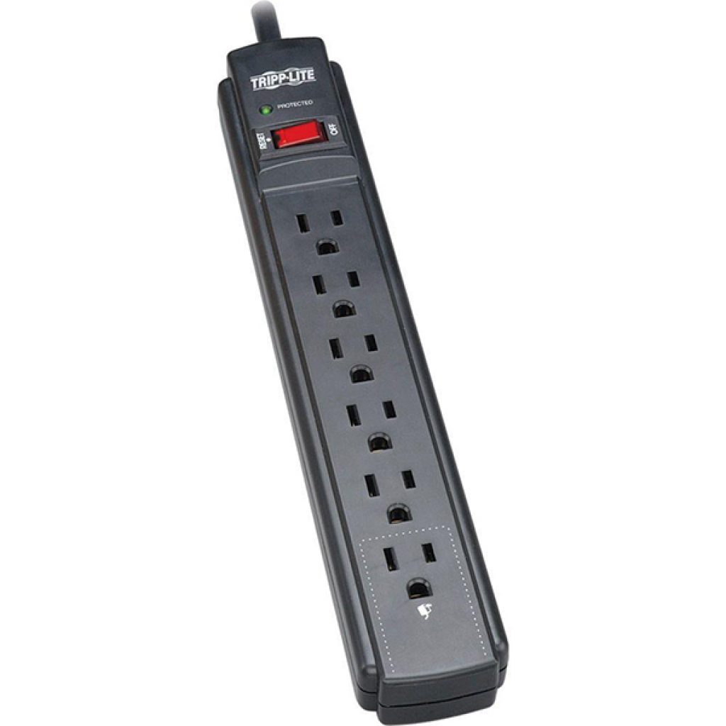 TrippLiteSurgeProtectorPowerStrip,Black,Outlet,'CordJoule