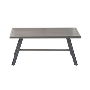 Commercial Aluminum Slat Coffee Table