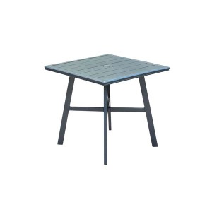 CommercialAluminum"SquareSlatTopTable