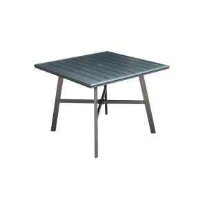 CommercialAluminum"SquareSlatTopTable