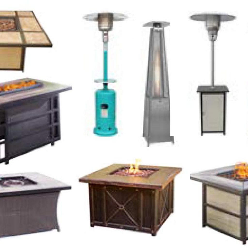 OutdoorFurniture anassortmentoffirepits