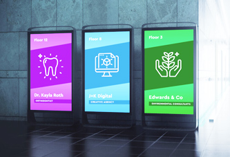 View of why to use digital signage