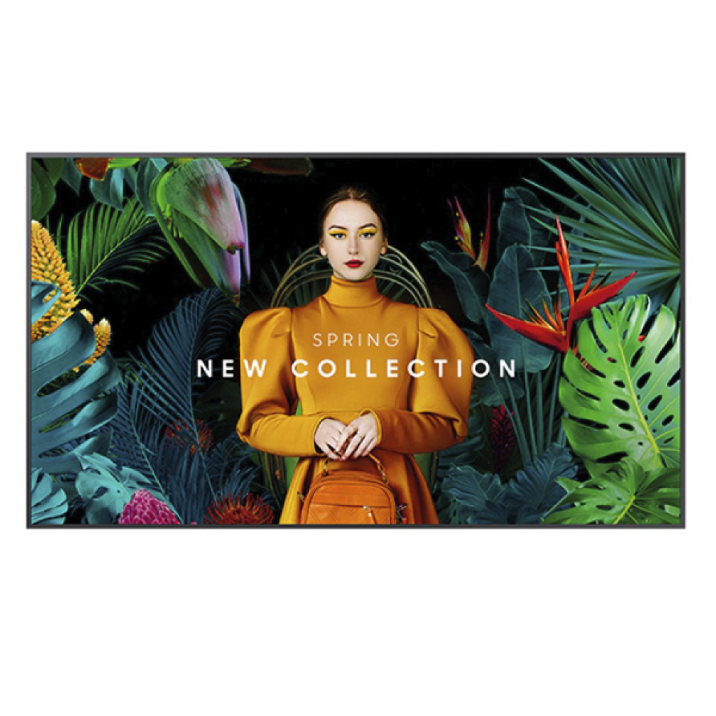 43″ 50″ 55″ 65″ 75″ 98″

 	Ultra Slim Depth
 	Uniform Bezels
 	Dynamic Crystal Color
 	Smartview
 	Smart Calibration
 	Carbon Footprint