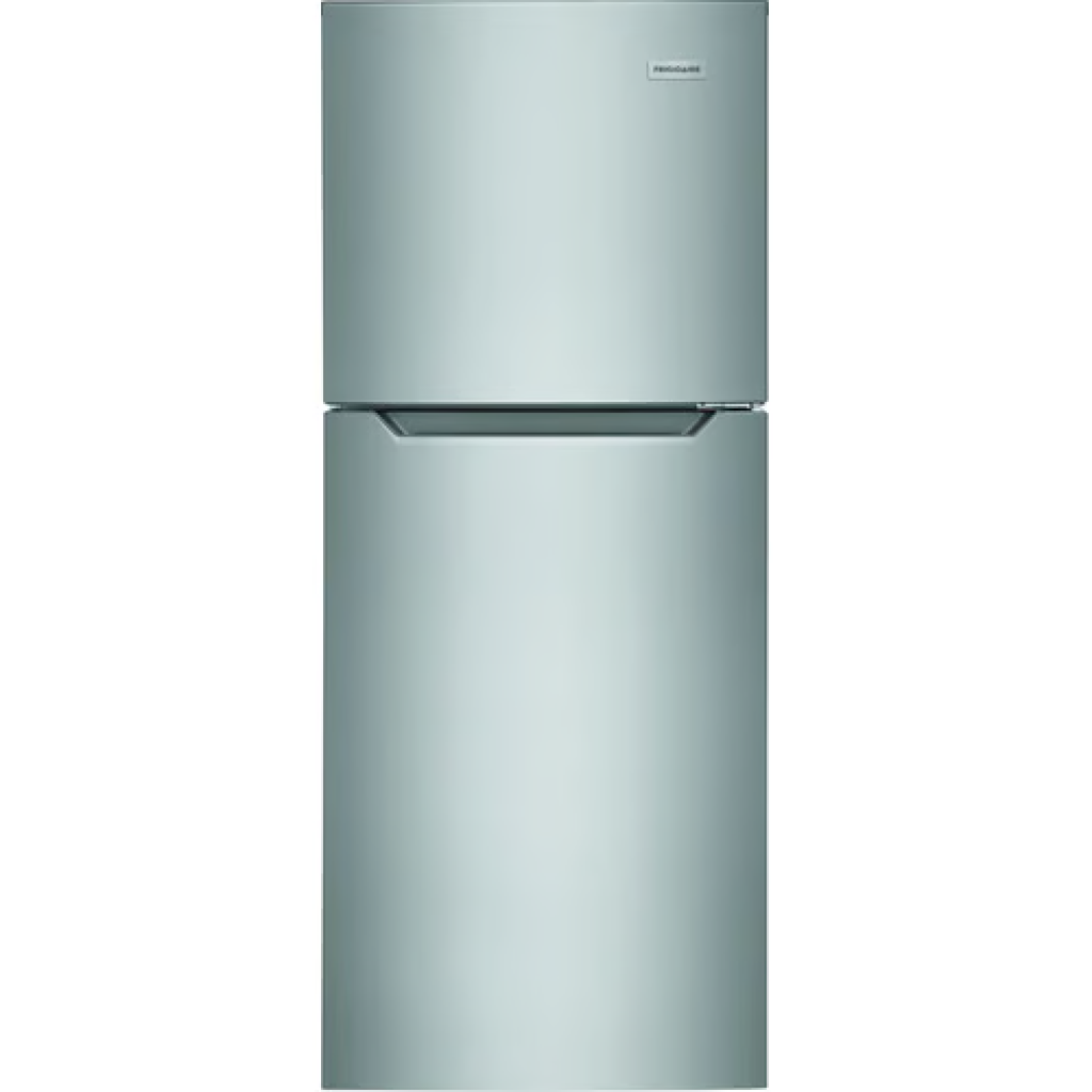 10.1 CF Top Mount Apartment-Size Refrigerator with Glass Shelves E-Star ADA






 	Get the appearance of a designer kitchen with this Smooth finishing Refrigerator/Freezer
 	The 10.10 ft³ capacity means you will always have the food storage that's right for you
 	Adjustable to open from either side